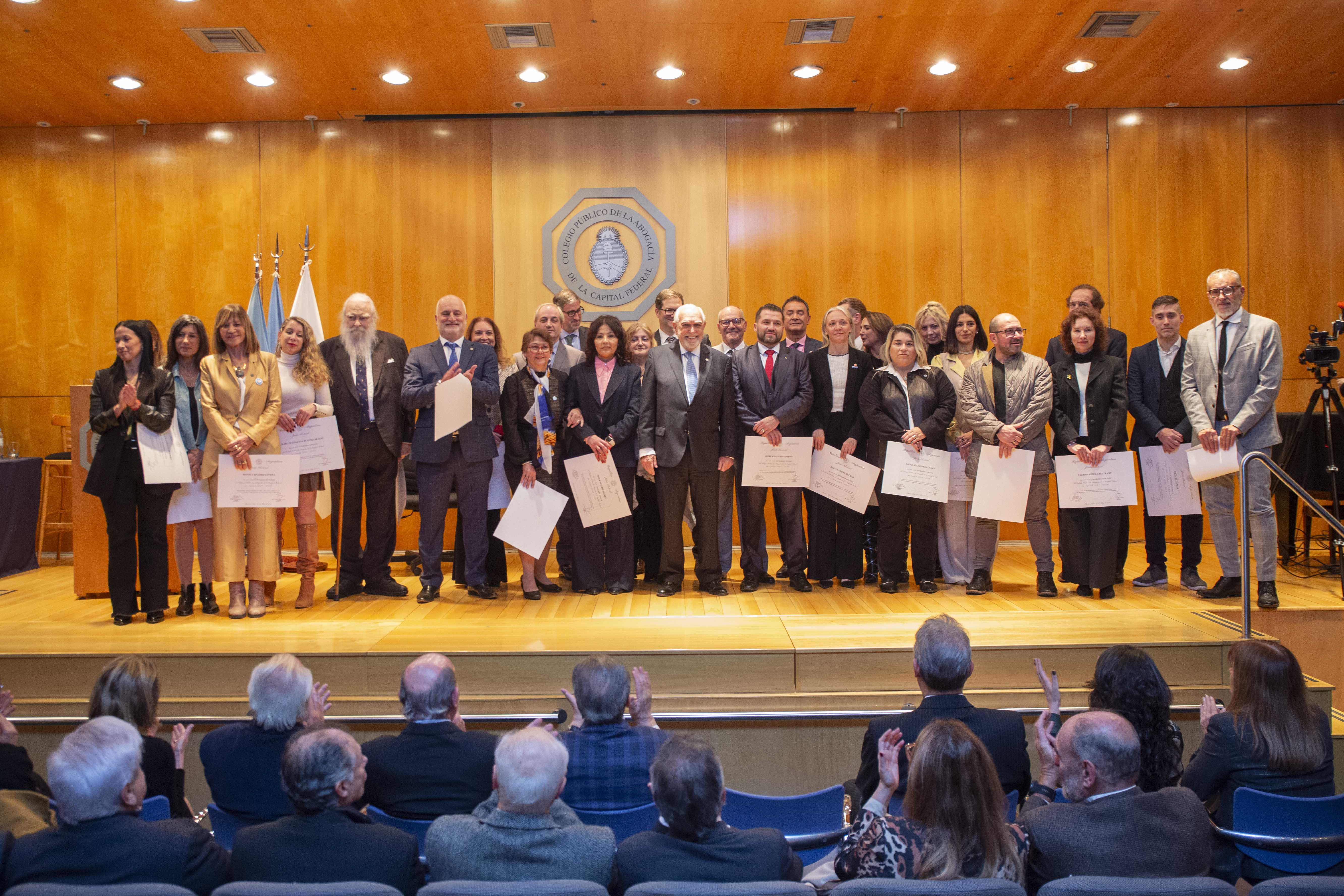 Asunción de Autoridades del Colegió Público de la Abogacía de la Capital Federal para el período 2024-2026.