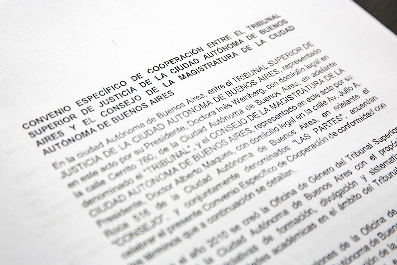 Detalle del convenio