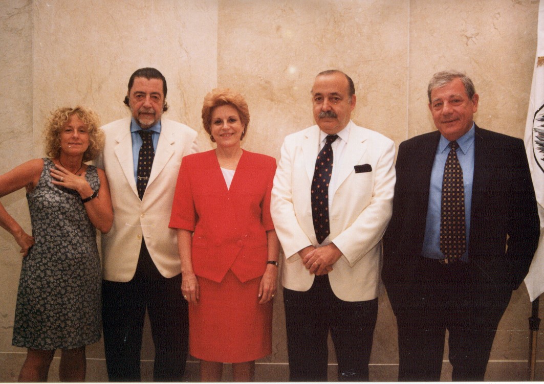 De izquierda a derecha: los jueces Ruiz, Muñoz, Conde, Casas y Maier.