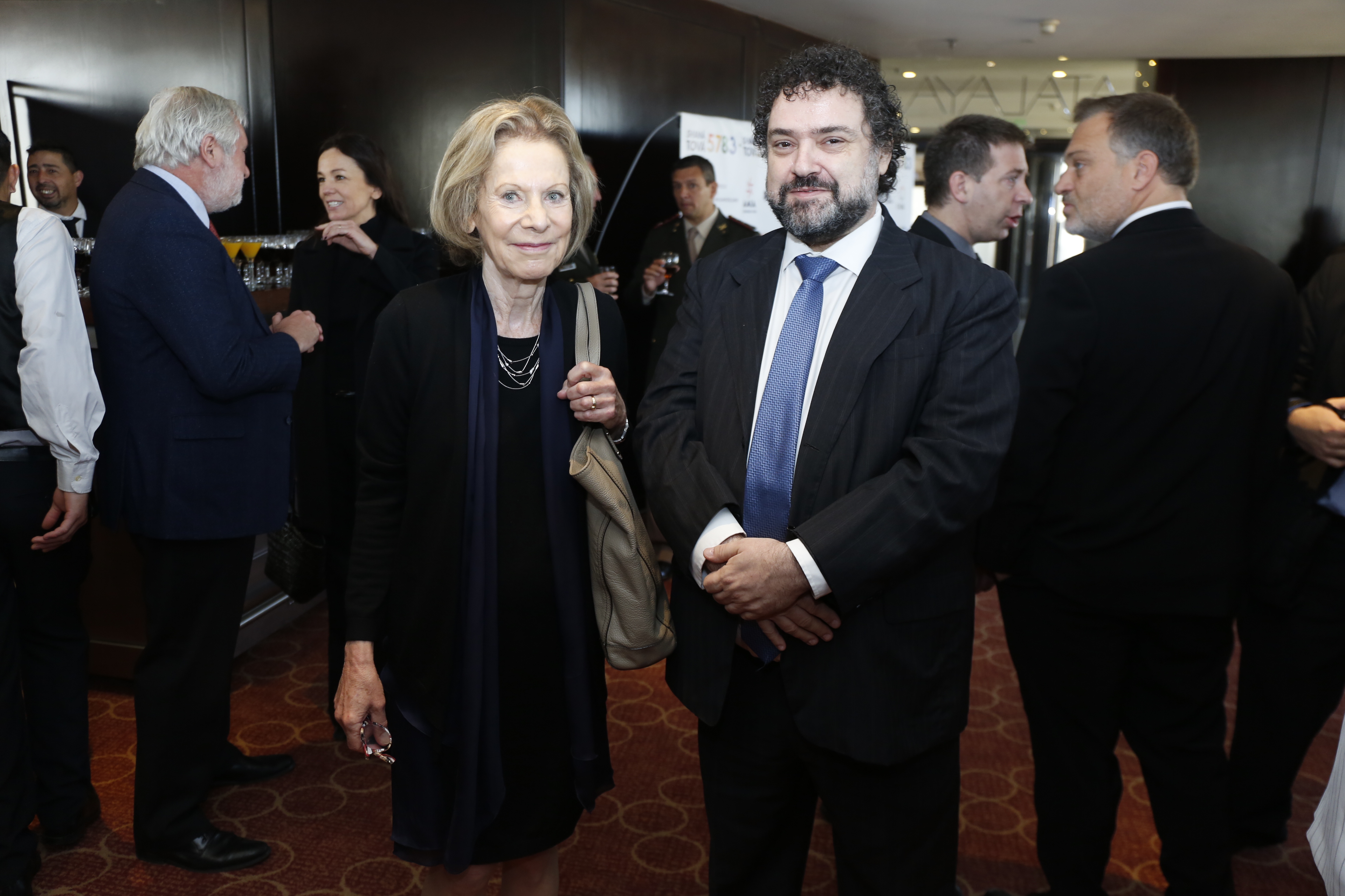 La Presidente del TSJ CABA junto a Claudio Epelman, Director Ejecutivo del CLJ