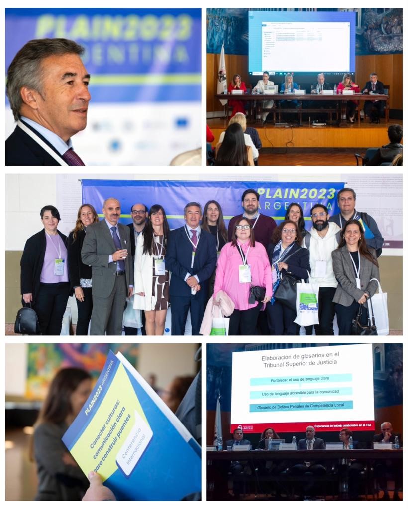 Imágenes de la Conferencia Internacional Plain 2023 “Conectar Culturas: comunicación Clara para construir Puentes”