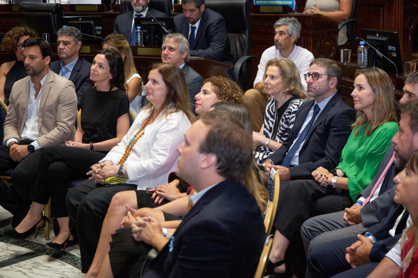 Funcionarios de la Ciudad Autonoma de Buenos Aires durante el acto de Apertura de Sesiones