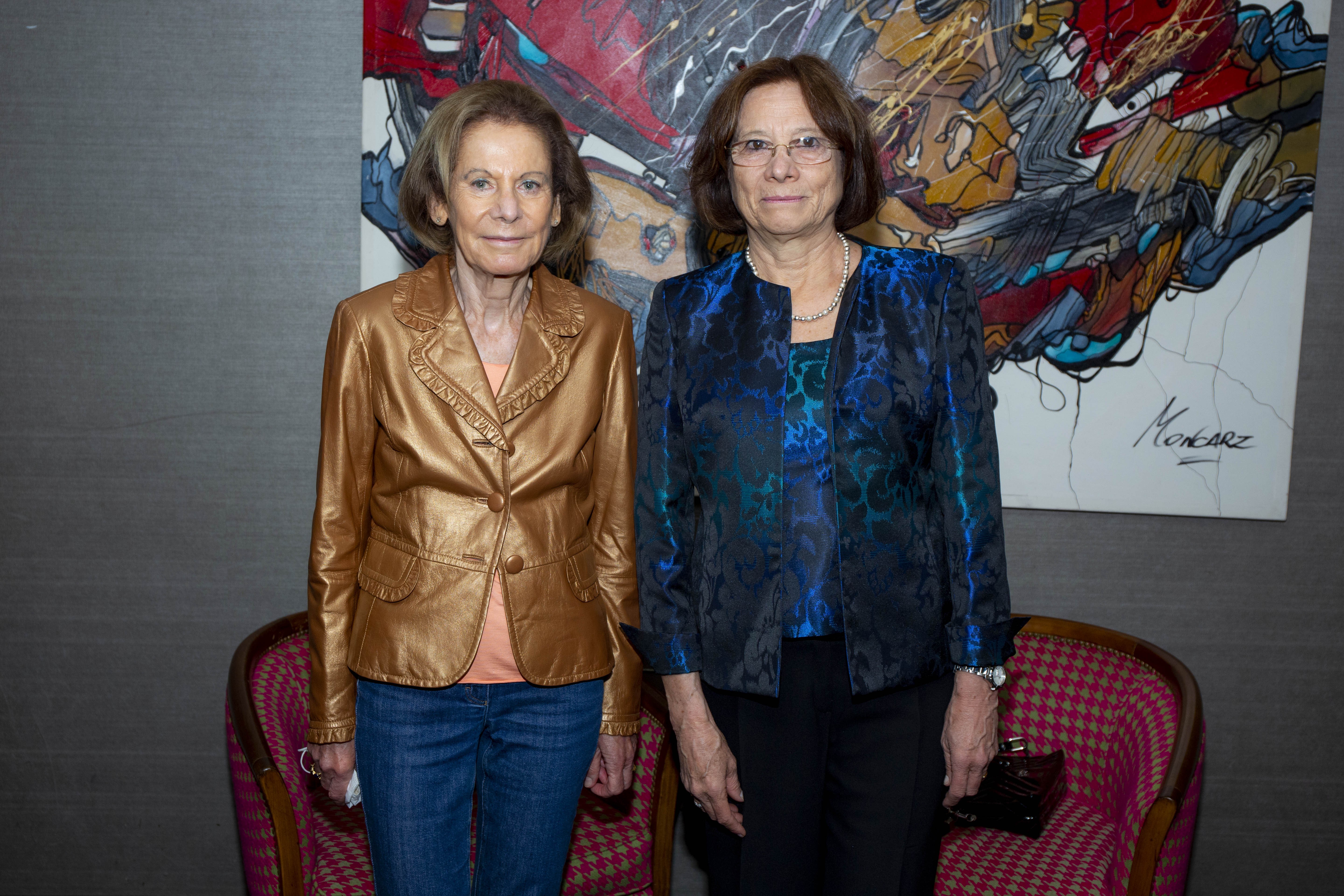 Inés M Weinberg (Presidente TSJ CABA) junto a María del Carmen Battaini (Presidenta de la JUFEJUS)