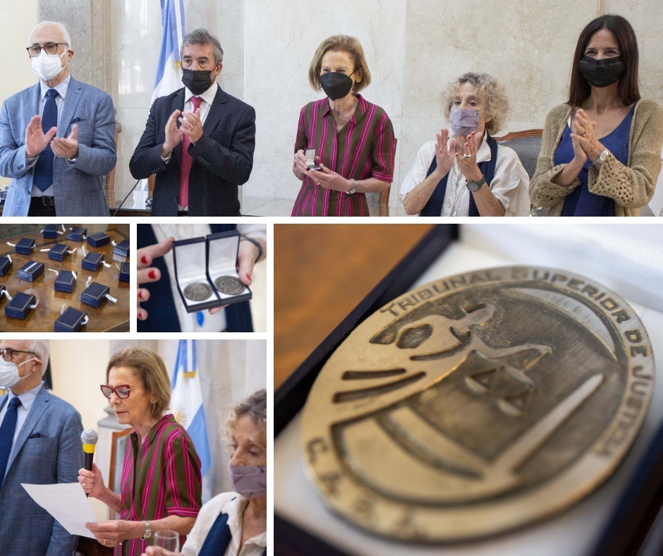 Acto de entrega de medallas en reconocimiento a empleados y funcionarios del TSJ.