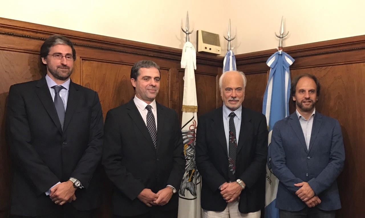 Dr. Carlos Mas Velez, Pte del Centro de Planificación Estratégica del CM, Dr. Ricardo Apcarian, Pte del Tribunal Superior de Justicia de Río Negro, Dr. Luis Lozano, Pte del Tribunal Superior de Justicia de la Ciudad de Buenos Aires, Dr. Enzo Pagani, Pte. del Consejo de la Magistratura de la Ciudad