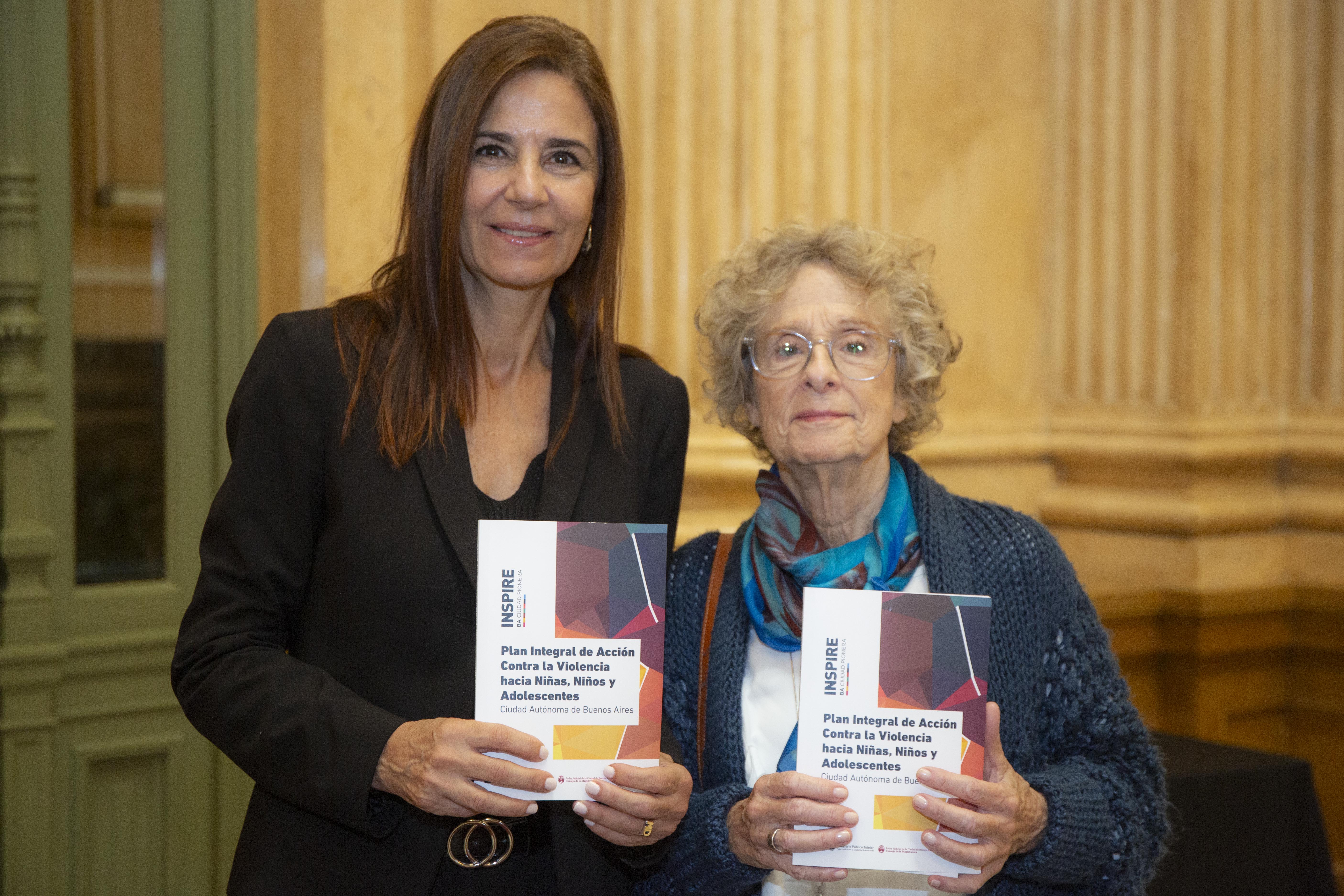 Las juezas del Tribunal Superior de Justicia de la Ciudad Autónoma de Buenos Aires, Marcela De Langhe y Alicia E. C. Ruiz.