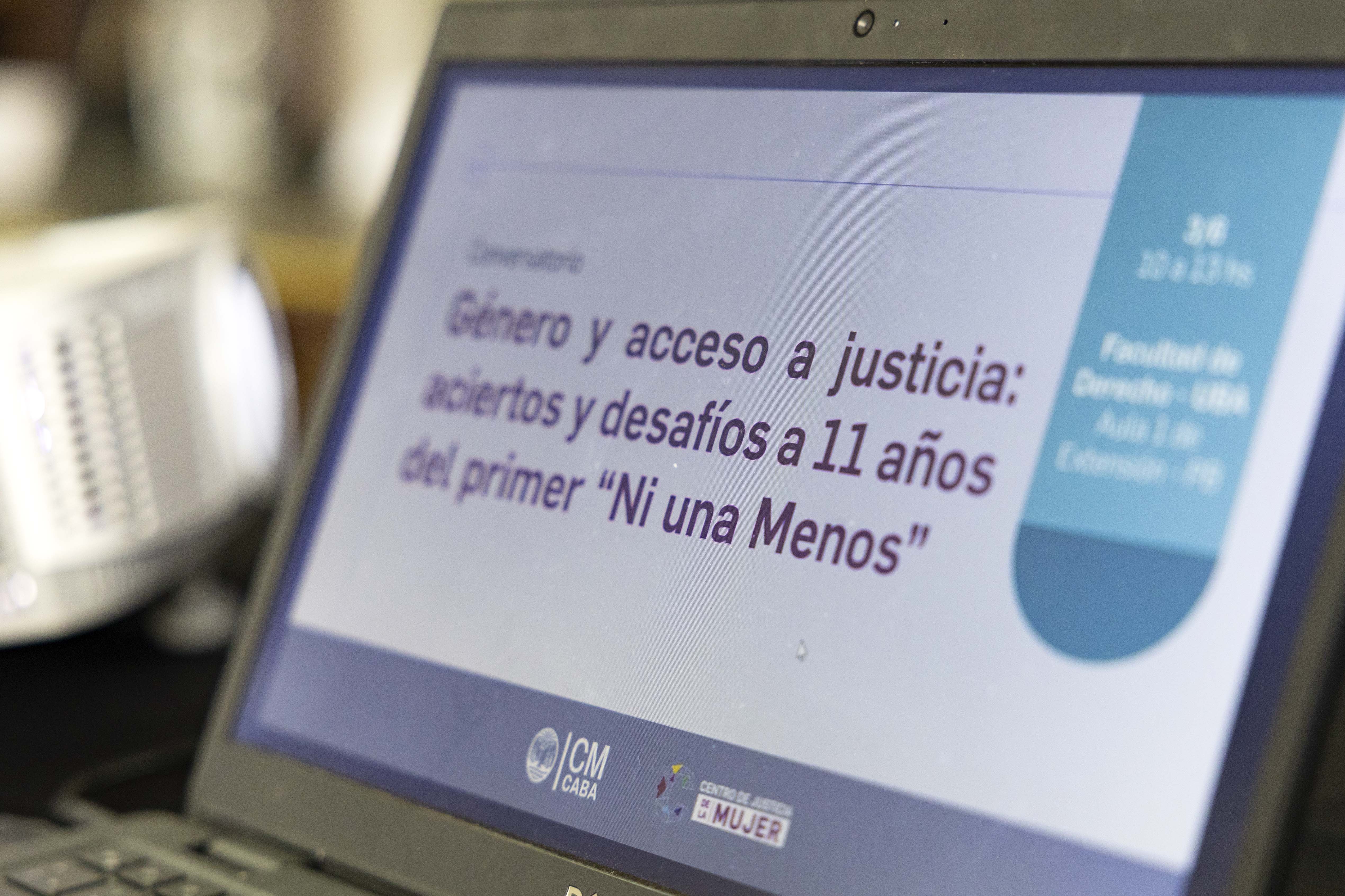 Conversatorio “Género y acceso a justicia: aciertos y desafíos a once años del primer Ni Una Menos”