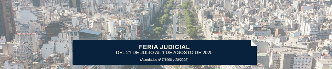 Feria Judicial Invierno 2025